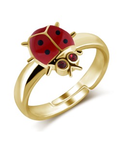 Kids Rings Ladybug CDR-STE-215-GP